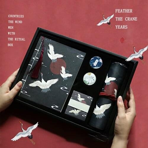 Web Celebrity Hand Account National Style Ancient Style Retro Printing Clear Soft Skin-Friendly Wear-Resistant Personal Gifts