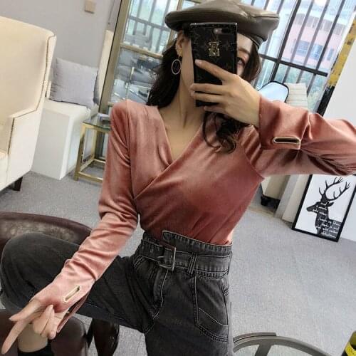 Woman TShirts Cross Long Sleeves Womens Spring T-shirt Top Crop Top Mujer Camisetas