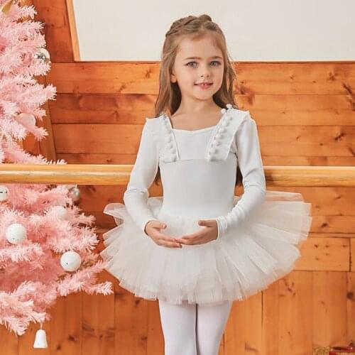 2020 Tulle Ballet Dance Dress For Girls Fairy Professional Tutu Dance Costume Kids Gymnastics Leotard Ballerina Clothes JL1336