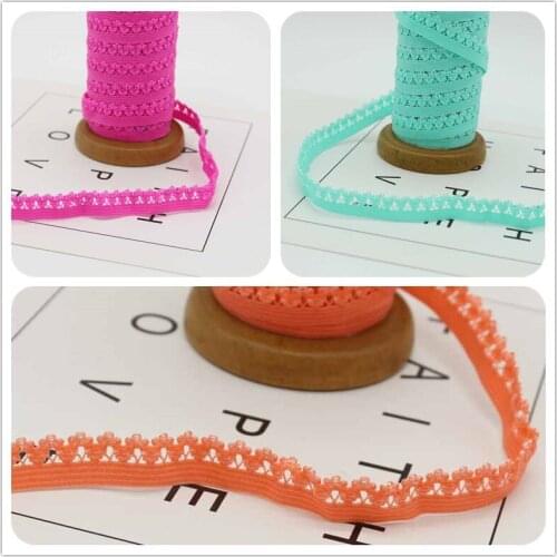 50 yards / unilateral crown stretch lace belt elastic buds with boat socks sleeves edging strips clothing accessories 1.3cm wide