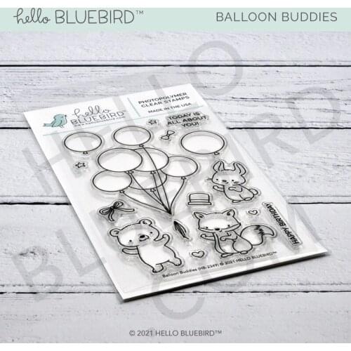 AliliArts Balloon Buddies Metal Cutting Dies and stamp Scrapbook paper craft knife mould blade punch stencils dies 2021