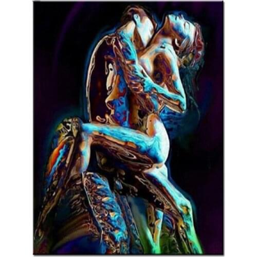 5d Diamond Painting Cross Stitch Sexy Couple Kiss Diy 3d Diamond Embroidery Beads Mosaic Full Square Round Rhinestones Painting