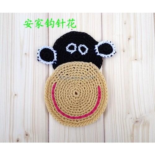 Free shipping 6/lot crochet doilies felt for home decor as innovative item cup coaster pad placemat flowers pad with animal
