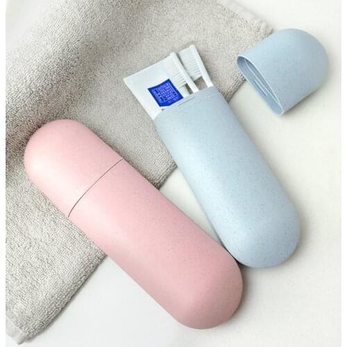 Large Toothbrush Tube Cover Case Cap Fashion Plastic Suitcase Holder Baggage Boarding Portable organizer Travel Accessories