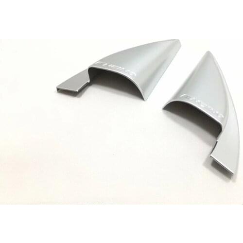 For Hyundai Kona Encino Kauai 2018 2019 ABS Front Window Side Triangle Corner Cover Trim Car Accessories Styling Car Parts