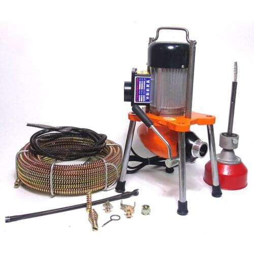 Pipe dredging machine electric sewer special tool high power toilet kitchen blockage small dredging machine