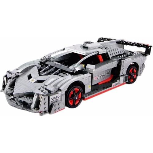 Mould KingYuxing 13110 Creative Rambo Poison Sports Car Puzzle Stitch DIY Brick Childrens Toy Model