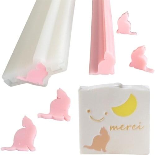 Innovative Cat Mold Cake Biscuit Mold Soap Mold Silicone Tube Mould For Soaps,puddings,chocolates,candles,aromatherapy Making