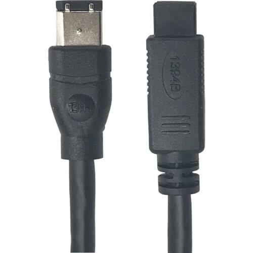 FireWire 800 to 400 9 to 6 pin Cable (9pin 6pin) IEEE 1394 Firewire 800 9-pin/6-pin Cable 6 Feet(9 pin to 6 pin) 6FT 10FT 15FT