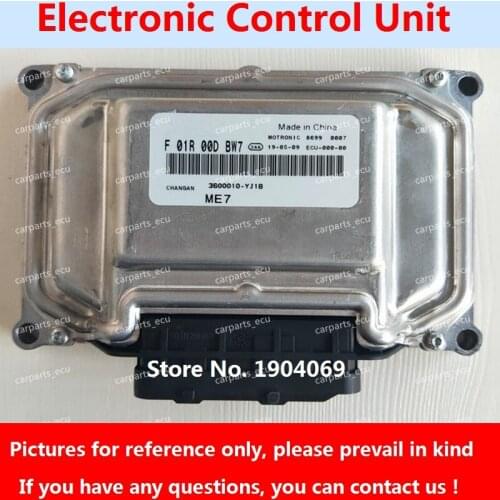 Engine Computer Board F01R00DBW7 F01RB0DBW7 3600010-YJ18 ME7 ECU F01R00D787 F01RB0D787 3600010-H03 For Changan Car