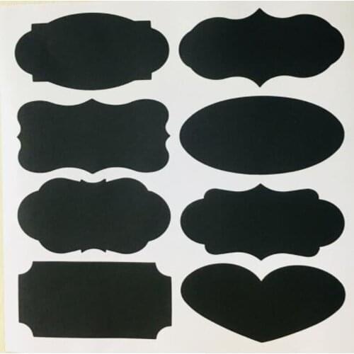 Chalkboard Lables Jar Bottle Stickers Home Kitchen Jars Blackboard Stickers Multi Size Chalkboard Lables Tag