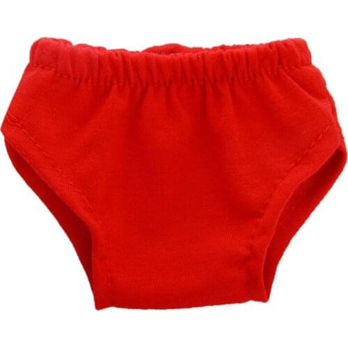 18 Inch Girls Doll Clothes Underpants Quality Cotton Panties American Newborn Accessories Baby Toys Fit 43 Cm Baby Dolls