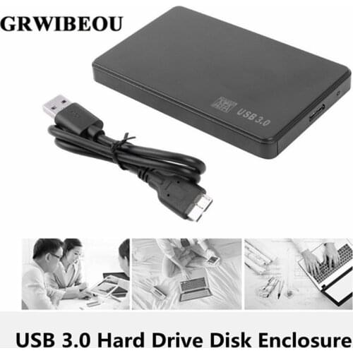 SATA USB 3.0 Hard Drive Disk Case 2.5 Inch HDD SSD Enclosure External PC Laptop For Win7/8/10 ED