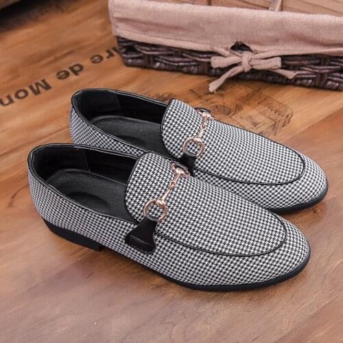 Fashion brand shoes spring and autumn high quality black comfortable non-slip waterproof mens comfortable flat loafers big 47
