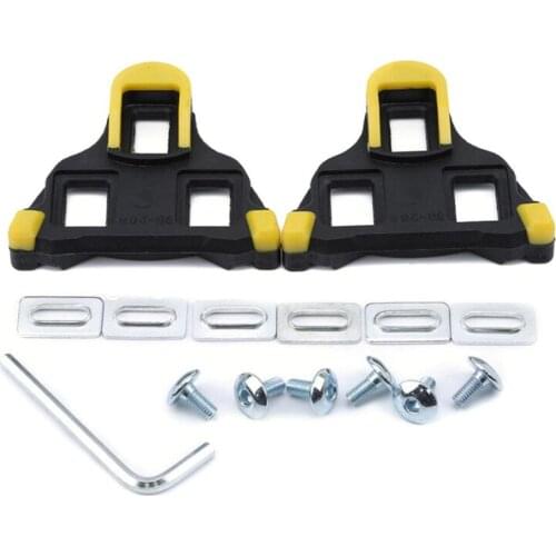 Bicycle Self-locking Pedal Cleats Set Cycling Pedals Part Mountain Road Bike Parts