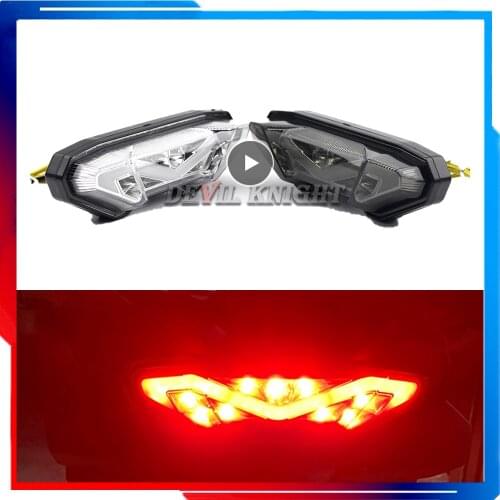 Motorcycle taillight LED Motorcycle Integrated Blinker Brake Lamp For YAMAHA MT-10 FZ-10 FJ-09 MT09 Tracer 900/GT MT-09 FZ-09