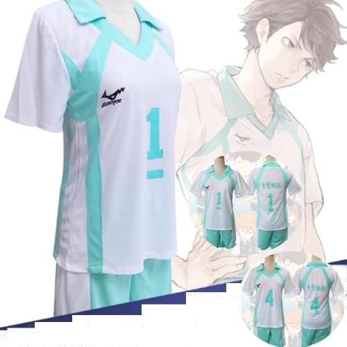 Anime Volleyball Juvenile Haikyuu Cosplay Costume Karasuno High School Volleyball Club Hinata Shyouyou Sportswear Jersey Uniform