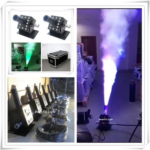 20unites+ 5flightcase packing DJ Equipment LED Co2 Jet Machine 12 x 3W RGB 3IN1 CO2 Jet Machine dmx Smoke Machine for nightclub