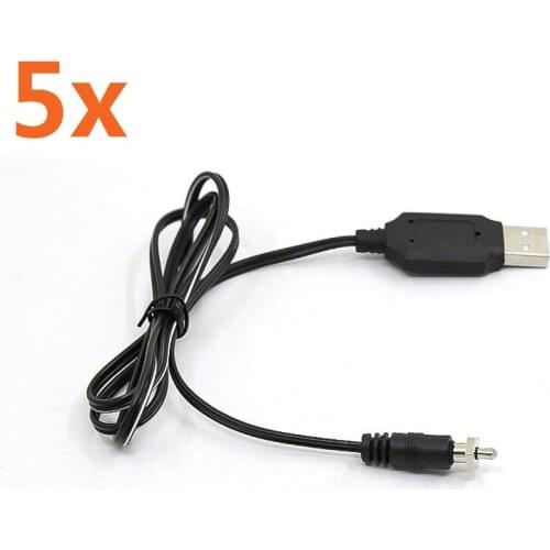 5pcs Model Fuel RC Car Charger Rechargeable Glow Plug Igniter USB Charging Cable Computer Charging R17 for RS Starscream