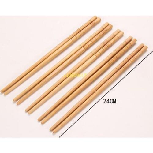500pcs Natural Bamboo Chopsticks 24cm Chinese Chopsticks Kitchen Dining Bar Tableware