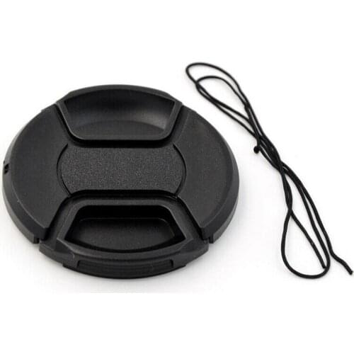 58mm Front Len Cap with string Snap-on Lens Cap Hood Cover For Nikon For Canon For Tokina For Sigma For Tamron