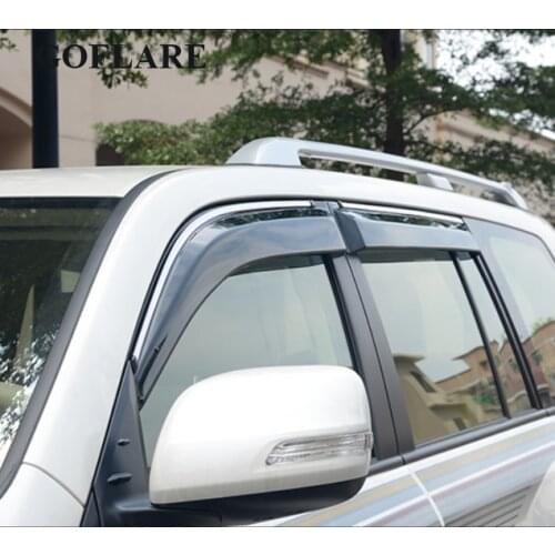 Car Wind Deflector Car Window Deflectors Visor Vent Rain Guard For Toyota Land Cruiser V8 200 LC200 Land Cruiser 100 LC100 LC80