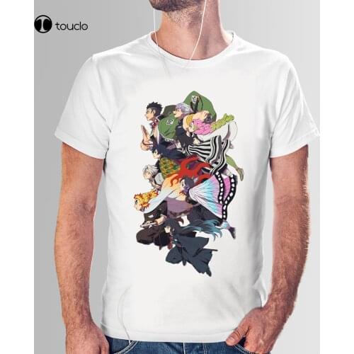 Senjuro Shinobu Giyu Tomioka Kanjori Himejima Demon Slayer Team White T-Shirt