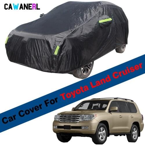 Full Car Cover For Toyota Land Cruiser SUV Sun Shade Anti-UV Rain Snow Ice Resistant Waterproof Cover