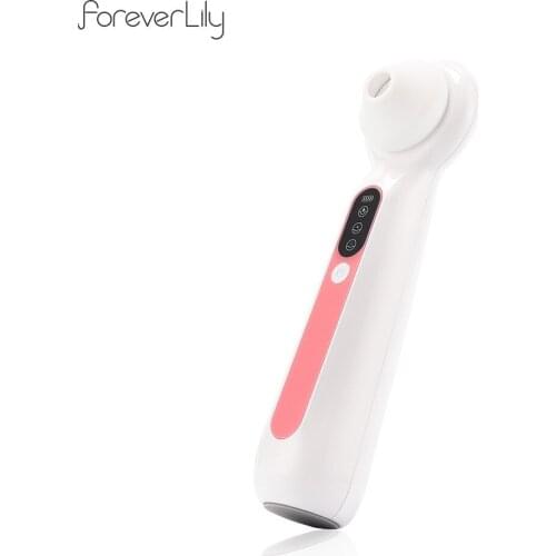 Foreverlily Visual Blackhead Remover Vacuum Suction Acne Pimple Removal Suction Extractor Facial Clean Tools With Silicone Heads