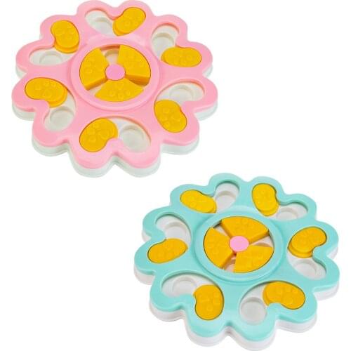 Pet Bite Hunting Dog Food Leaking Toy Flower Leaking Food Hunting Bowl Cat Slow Food Treasure Hunting Bowl