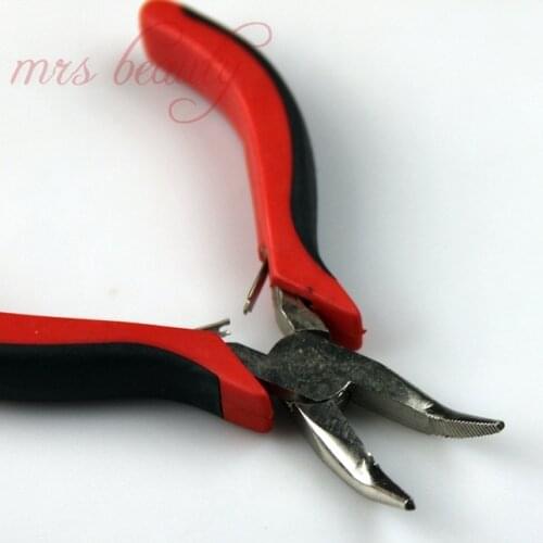 1pc Bend Tip for Micro Rings/Links/Beads Feather Hair Extension Tools Curly Professional Hair extension Plier Tools