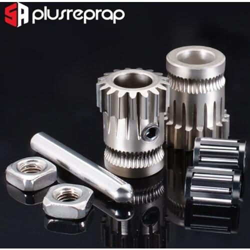 BMG Dual Drive Extruder Gear Kit Cloned Btech upgraded for Prusa i3 3D Printer Extrusion Gear MiniBowden Extruder ED3 CR10 CR10S
