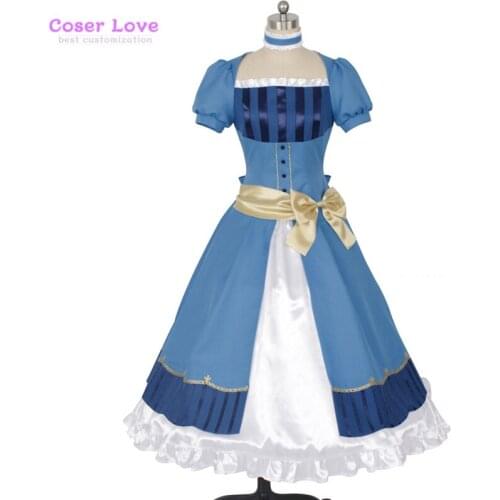 Black Butler Book of the Atlantic Elizabeth Ethel Cordelia Midford Cosplay costume Carnaval Halloween Christmas Costume