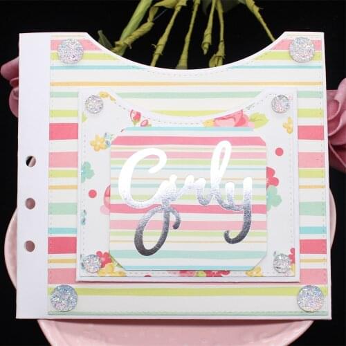 KSCRAFT Planner Double Pocket Metal Cutting Dies Stencils for DIY Scrapbooking/photo album Decorative Embossing Paper Card