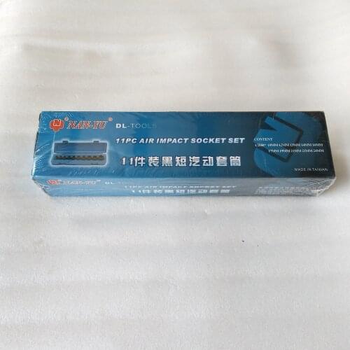 NAN-YU 10pcs1/2 Hex Air Impact Socket 10-24/10PCS NY-HD11P1024