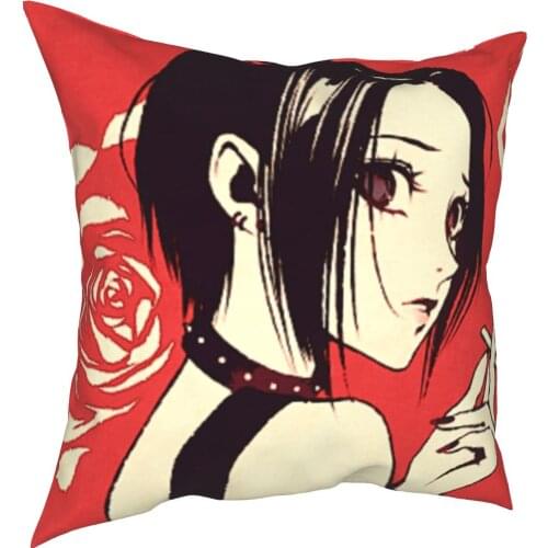 Nana Osaki Pillowcase Printed Polyester Cushion Cover Decorative Anime Pillow Case Cover Home Square 40*40cm