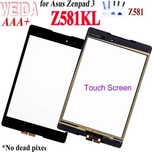 New 8" For Asus Zenpad Z3 8.0 Z581 Touch Screen Digitizer Only For Asus P008 Z581 Z581KL Panel Sensor Outer Glass Free Tools