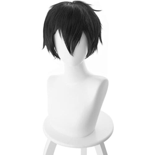 Sword Art Online SAO COSplay Costume Kazuto Kirigaya Kirito Wig Hair Halloween coaplay wig