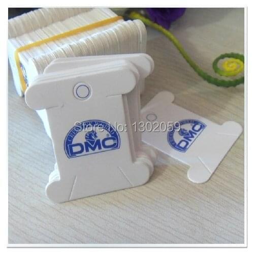 Wholesale Paper Card Embroidery Cross Stitch Threading Floss Thread Board Bobbin Card----1000 Pieces Fast Shipping