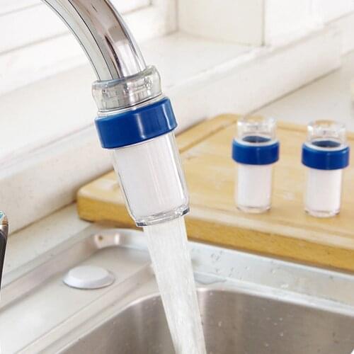 Pratical Kitchen Tap Filter Healthy Water Clean Filtering Splash Proof Purifier Shower Faucet Nozzle Filter Household Accessorie