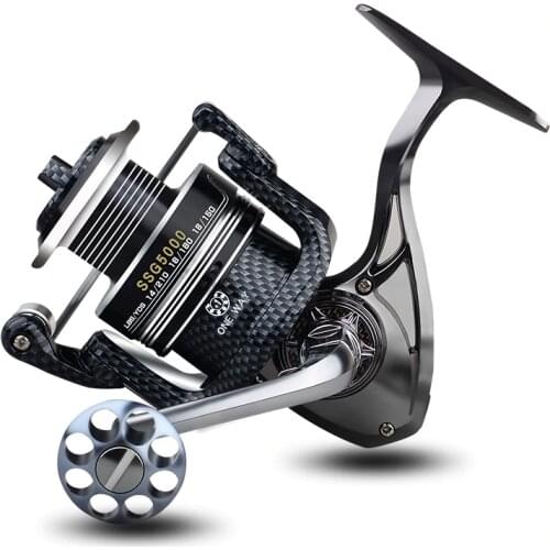 TAIHOSMGS new high speed Fishing reel rotating ball bearing 2000-7000 waterproof series Metal spool fishing wheel