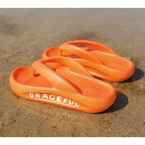 Thick Bottom Platform Sea Flip-Flop Thong Sandals men and women Summer Shoes Soft Bathroom Slippers Pillow Slides Outdoor Indoor
