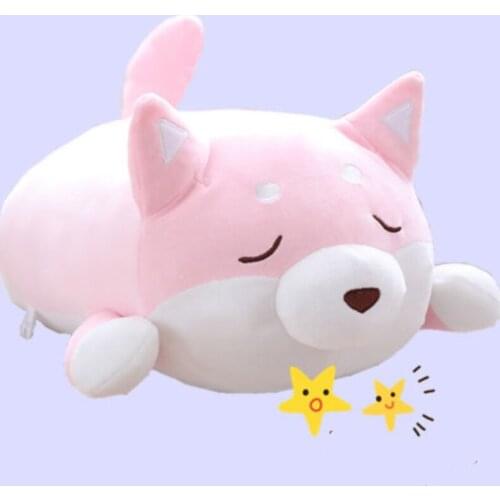 Shiba Inu Dog Plush Pillow Cute Corgi Akita Stuffed Animals Doll Toy Gifts
