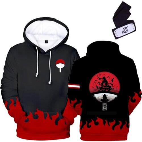 Anime Hoodie Men/Womens Anime Clothes Streetwear Sweatshirt Cartoon Leisure Akatsuki Cosplay Harajuku hoodies Coat Tops pullover