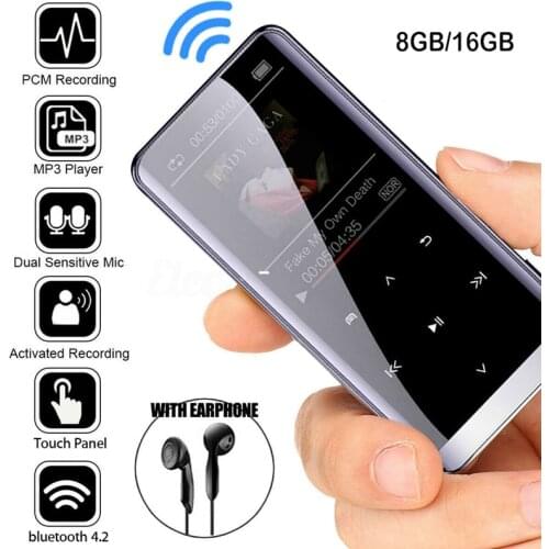 16GB bluetooth MP3 Player HIFI Sport Music Speakers MP4 Media FM Radio Recorder