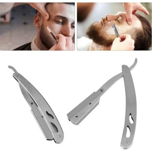 2021 NEW Classic Design Men Razor Professional Stainless Steel Manual Shaver Barber Razor Foldable Salon Shave Beard Cutter