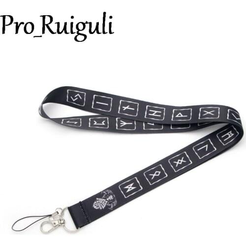 30pcs Vikings Classical Style Lanyard For keys The 90s Phone Working Badge Holder Neck Strap Phone Hang Ropes webbing ribbons