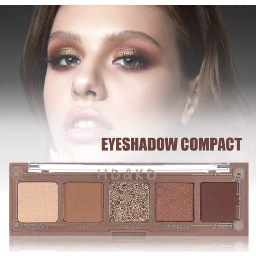 5 Colors Eyeshadow Palette Beauty Makeup Matte Shimmers Glitter Eye Shadow Cosmetic SK88