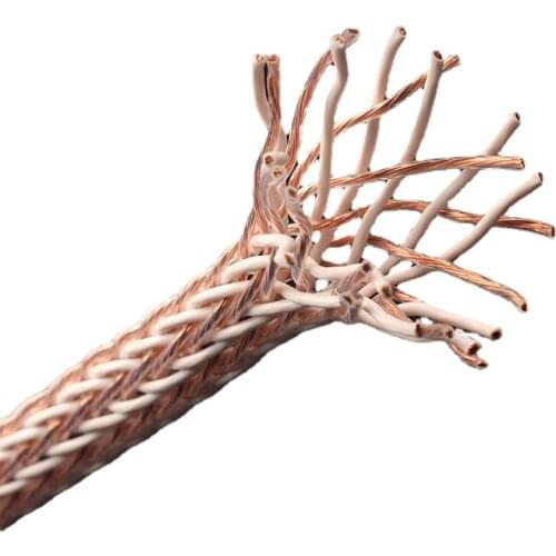 8TC/12TC OCC HiFi Audio Power Amplifier Bulk Cable DIY Speaker Wire 16/24