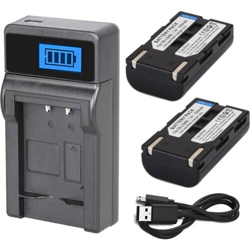 Battery + Charger for Samsung VP-D361Wi, VP- D364Wi, VP-D365Wi, VP-D371Wi, VP-D375Wi, VP-D964Wi, VP-D965Wi Digital Camcorder